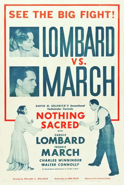 Framed Print : NOTHING SACRED, from top: Carole Lombard, Fredric March, bottom from left: Carole Lombard, Fredric March, 1937 Framed Print : NOTHING SACRED, from top: Carole Lombard, Fredric March, bottom from left: Carole Lombard, Fredric March, 1937