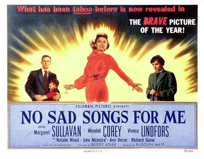 Framed Print : NO SAD SONGS FOR ME, US poster, from left: Wendell Corey, Natalie Wood, Margaret Sullavan, Viveca Lindfors, 1950 Framed Print : NO SAD SONGS FOR ME, US poster, from left: Wendell Corey, Natalie Wood, Margaret Sullavan, Viveca Lindfors, 1950