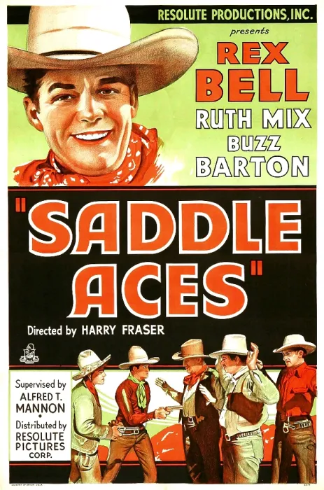 Framed Print : SADDLE ACES, top: Rex Bell, 1935