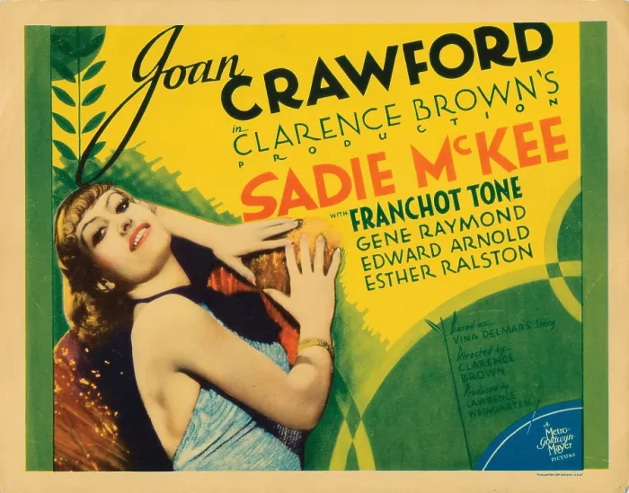 Framed Print : SADIE McKEE, titlecard, Joan Crawford, 1934