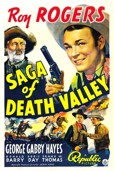 Framed Print : SAGA OF DEATH VALLEY, top from left: George Gabby Hayes, Roy Rogers, 1939 Framed Print : SAGA OF DEATH VALLEY, top from left: George Gabby Hayes, Roy Rogers, 1939