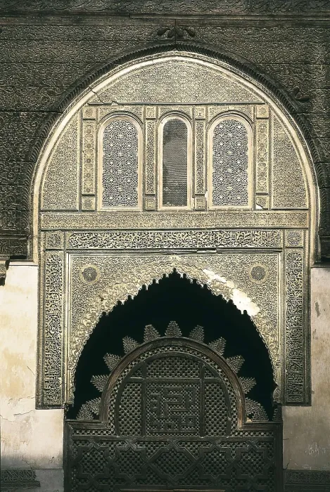 Framed Print : Sahrij Madrassa. MOROCCO. Fes. Sahrij Madrassa. Stucco decoration. Islamic art. Architecture. AISA / Everett Collection**US SALES ONLY**