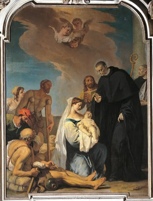 Framed Print : Saint Maurus heals a child, by ALessandro Magnasco also known as il Lissandrino, 1727, 18th century, oil on canvas - Italy, Lombardy, San Paolo d'Argon Framed Print : Saint Maurus heals a child, by ALessandro Magnasco also known as il Lissandrino, 1727, 18th century, oil on canvas - Italy, Lombardy, San Paolo d'Argon