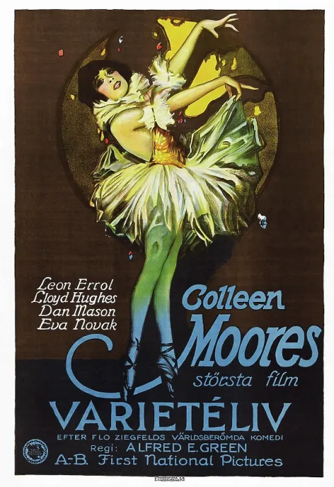 Framed Print : SALLY (aka VARIETELIV), Colleen Moores on Swedish poster art, 1925