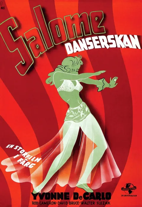 Framed Print : SALOME WHERE SHE DANCED (aka SALOME DANSERSKAN), (Swedish poster art), 1945 Framed Print : SALOME WHERE SHE DANCED (aka SALOME DANSERSKAN), (Swedish poster art), 1945