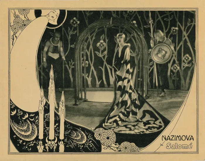 Framed Print : SALOME, lobbycard, Alla Nazimova, costumes and art direction by Natasha Rambova, 1922 Framed Print : SALOME, lobbycard, Alla Nazimova, costumes and art direction by Natasha Rambova, 1922