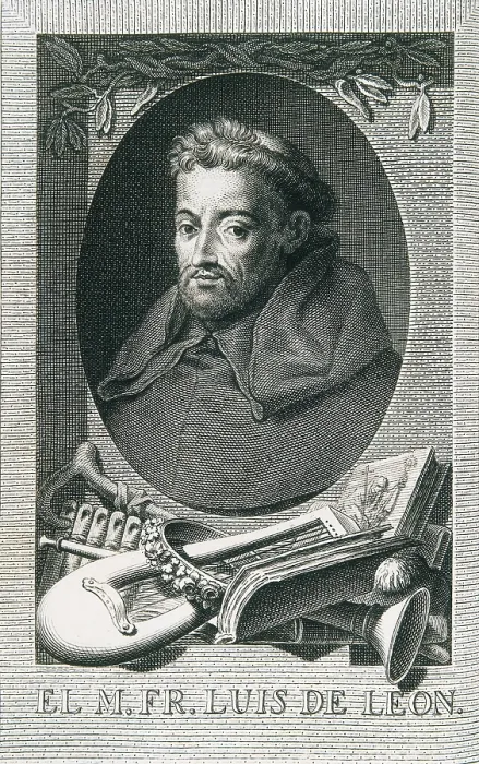 Framed Print : SALVADOR CARMONA, Manuel (1734-1820). Portrait of Fray Luis de Leon. 1771