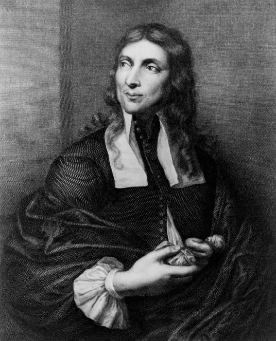 Framed Print : Salvator Rosa (1615-1673) Italian painter from Naples painted dramatic landscapes, seascapes, and battle scenes. Engraving from a ca. 1655 self-portrait