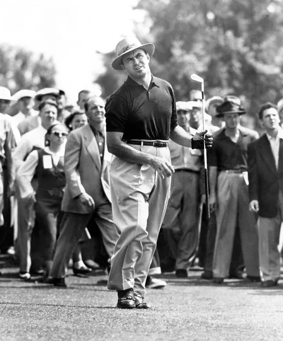 Framed Print : Sam Snead (1912-2002), American golfer, circa 1955.Courtesy: CSU Archives / Everett Collection