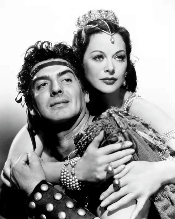 Framed Print : SAMSON AND DELILAH, Victor Mature, Hedy Lamarr, 1949
