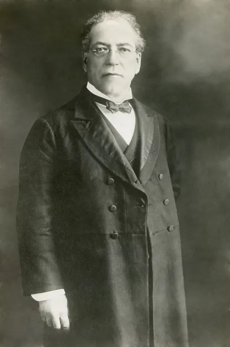 Framed Print : Samuel Gompers, American labor union leader who founded the American Federation of Labor in 1886. Photo c. 1900-1910 (BSLOC_2018_4_221)