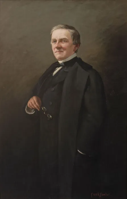 Framed Print : Samuel Jones Tilden when he was Governor of New York State, 1875-1876. Frank Fowler painted this official portrait (BSLOC_2016_14_178)