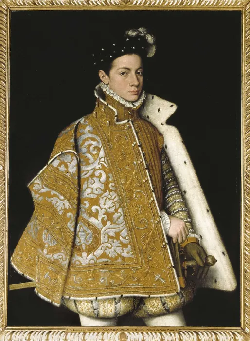 Framed Print : SANCHEZ COELLO, Alonso (1531-1588). Alexander Farnese. ca. 1560. Renaissance art. Oil on canvas. IRELAND. Dublin. National Gallery of Ireland