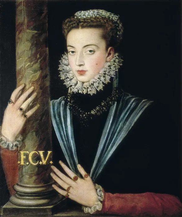 Framed Print : SANCHEZ COELLO, Alonso (1531-1588). Portrait of Juana de Austria. Renaissance art. Oil on canvas. AISA / Everett Collection**US SALES ONLY** Framed Print : SANCHEZ COELLO, Alonso (1531-1588). Portrait of Juana de Austria. Renaissance art. Oil on canvas. AISA / Everett Collection**US SALES ONLY**