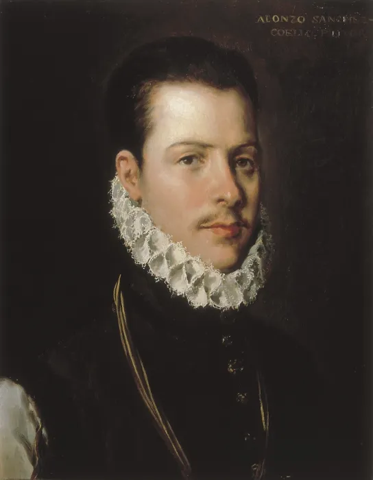 Framed Print : SANCHEZ COELLO, Alonso (1531-1588). Painter. Court painter of Philip II. He was an important Renaissance portrait painter. Unknown artist. Renaissance art. Oil on canvas