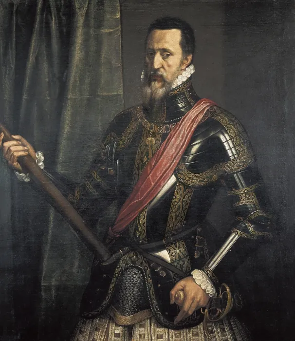 Framed Print : SANCHEZ COELLO, Alonso (1531-1588). III Duke of Alba. 1567. SPAIN. Salamanca. Monterrey Palace. Renaissance art. Oil on canvas. - P