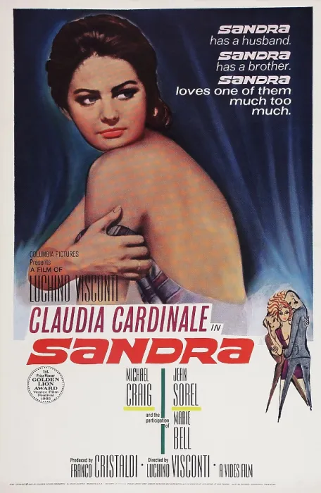 Framed Print : SANDRA, (aka VAGHE STELLE DELL'ORSA), US poster art, Claudia Cardinale, 1965 Framed Print : SANDRA, (aka VAGHE STELLE DELL'ORSA), US poster art, Claudia Cardinale, 1965