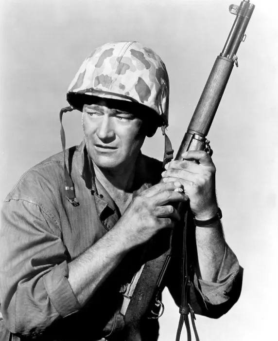 Framed Print : SANDS OF IWO JIMA, John Wayne, 1949