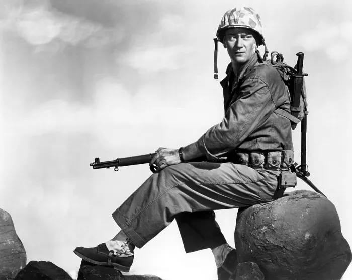 Framed Print : SANDS OF IWO JIMA, John Wayne, 1949 Framed Print : SANDS OF IWO JIMA, John Wayne, 1949
