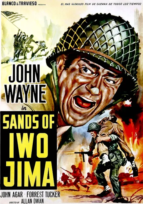 Framed Print : SANDS OF IWO JIMA, John Wayne, 1949 Framed Print : SANDS OF IWO JIMA, John Wayne, 1949