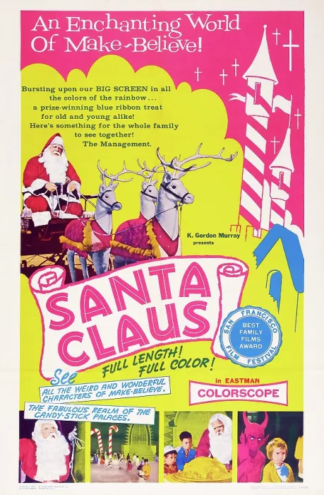 Framed Print : SANTA CLAUS, US poster, 1959