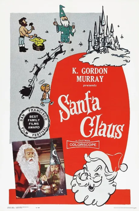 Framed Print : SANTA CLAUS, US poster art, 1959