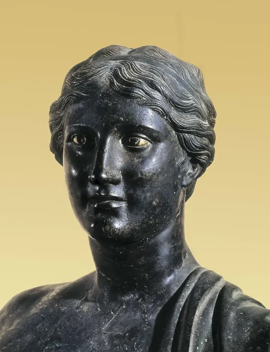 Framed Print : SAPPHO (612-545 BC). Greek art. Sculpture on bronze. ITALY. Naples. National Museum of Archaeology. AISA / Everett Collection**US SALES ONLY** Framed Print : SAPPHO (612-545 BC). Greek art. Sculpture on bronze. ITALY. Naples. National Museum of Archaeology. AISA / Everett Collection**US SALES ONLY**