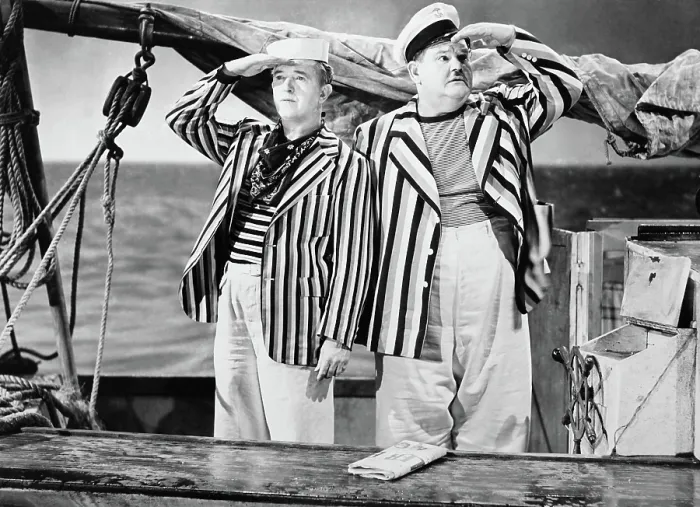 Framed Print : SAPS AT SEA, from left: Stan Laurel, Oliver Hardy, 1940 Framed Print : SAPS AT SEA, from left: Stan Laurel, Oliver Hardy, 1940