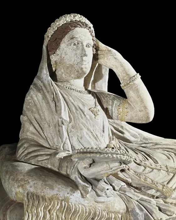 Framed Print : Sarcophagus of Larthia Seianti. 1st half 2nd c. Polychrome terracotta. Detail. Etruscan art. Terra-cotta. ITALY. Florence. National Museum of Archaeology. Proc: ITALY. Chiusi Framed Print : Sarcophagus of Larthia Seianti. 1st half 2nd c. Polychrome terracotta. Detail. Etruscan art. Terra-cotta. ITALY. Florence. National Museum of Archaeology. Proc: ITALY. Chiusi