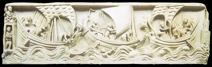 Framed Print : Sarcophagus, by Unknown Artist, 1st Century b.C. marble bas-relief - Italy, Lazio, Rome, Museum of Roman Civilization. Whole artwork view Framed Print : Sarcophagus, by Unknown Artist, 1st Century b.C. marble bas-relief - Italy, Lazio, Rome, Museum of Roman Civilization. Whole artwork view