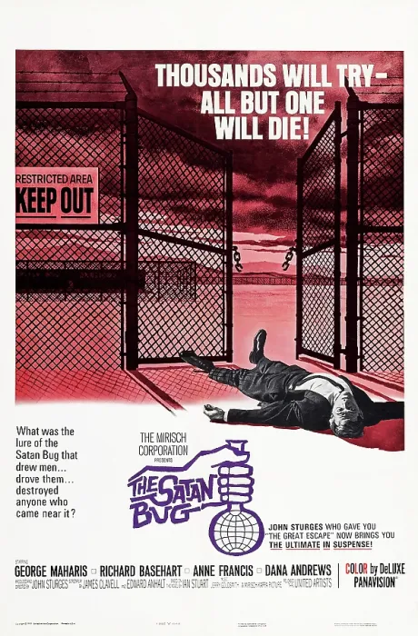 Framed Print : THE SATAN BUG, US poster art, 1965