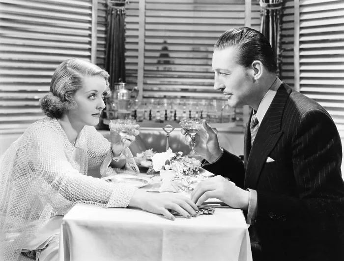 Framed Print : SATAN MET A LADY, from left, Bette Davis, Warren William, 1936