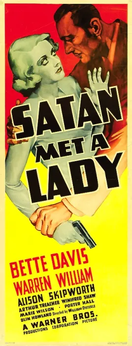 Framed Print : SATAN MET A LADY, from left: Bette Davis, Warren William, 1936
