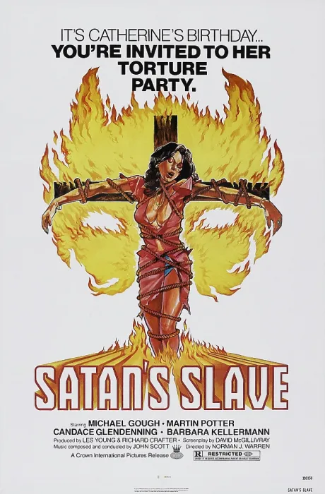 Framed Print : SATAN'S SLAVE, (aka EVIL HERITAGE), US poster, 1976 Framed Print : SATAN'S SLAVE, (aka EVIL HERITAGE), US poster, 1976