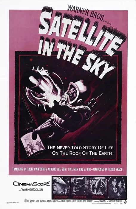 Framed Print : SATELLITE IN THE SKY, US poster, 1956