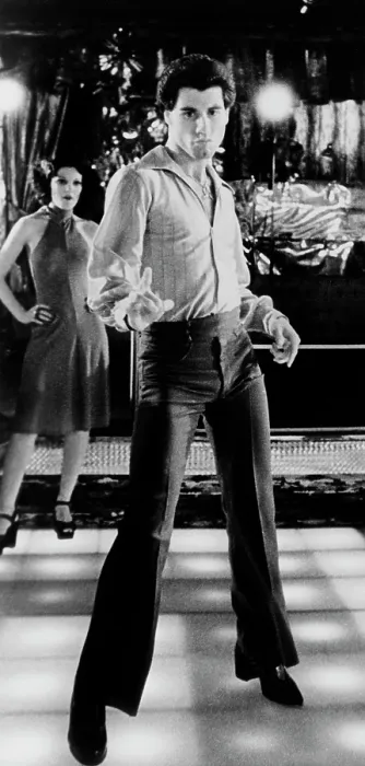 Framed Print : SATURDAY NIGHT FEVER, Fran Drescher, John Travolta, 1977