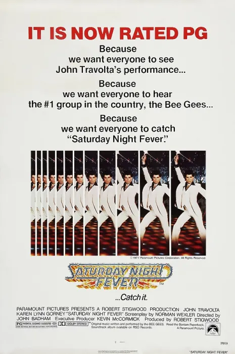 Framed Print : SATURDAY NIGHT FEVER, US poster, John Travolta, 1977