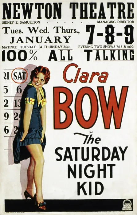 Framed Print : THE SATURDAY NIGHT KID, Clara Bow, 1929