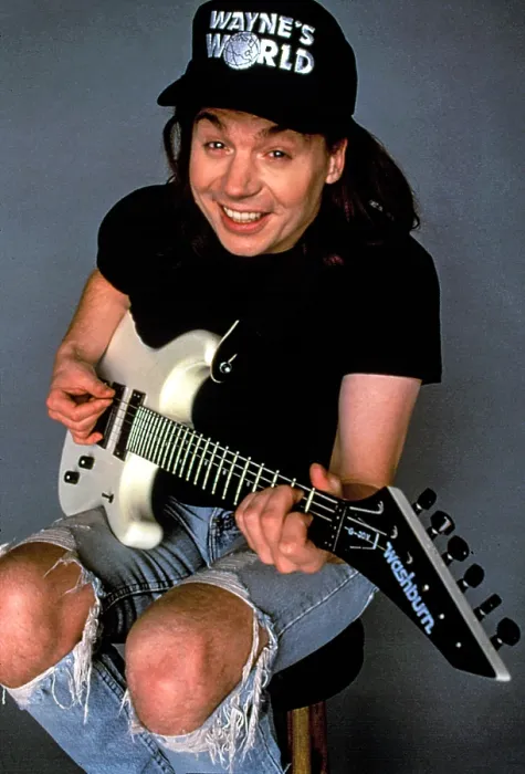 Framed Print : SATURDAY NIGHT LIVE, Mike Myers as Wayne Campbell (Wayne's World), 1975