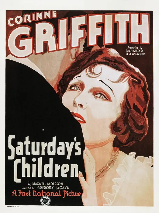 Framed Print : SATURDAY'S CHILDREN, US poster art, Corinne Griffith, 1929