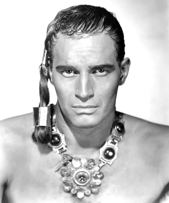 Framed Print : THE SAVAGE, Charlton Heston, 1952