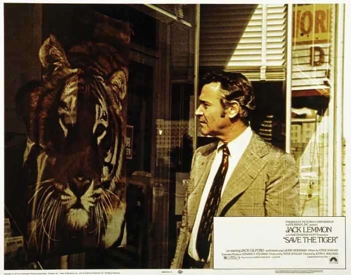 Framed Print : SAVE THE TIGER, Jack Lemmon, 1973
