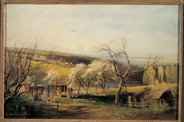 Framed Print : Savrasov Aleksej Kondrat'evic, Countryside View, 1867, 19th Century, oil on canvas, Russia Moscow Framed Print : Savrasov Aleksej Kondrat'evic, Countryside View, 1867, 19th Century, oil on canvas, Russia Moscow