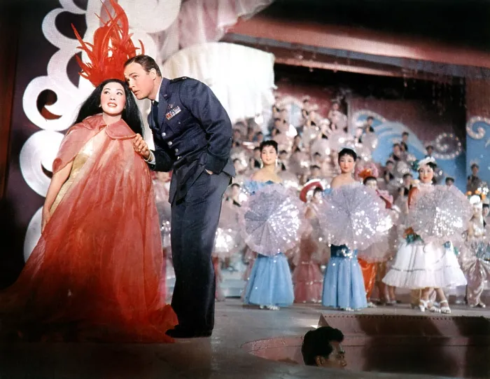 Framed Print : SAYONARA, Miiko Taka, Marlon Brando, 1957