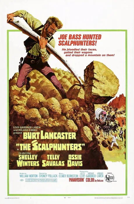Framed Print : THE SCALPHUNTERS, US poster, Burt Lancaster, 1968