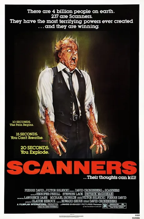 Framed Print : SCANNERS, US poster art, Michael Ironside, 1981. AVCO Embassy / courtesy Everett Collection Framed Print : SCANNERS, US poster art, Michael Ironside, 1981. AVCO Embassy / courtesy Everett Collection