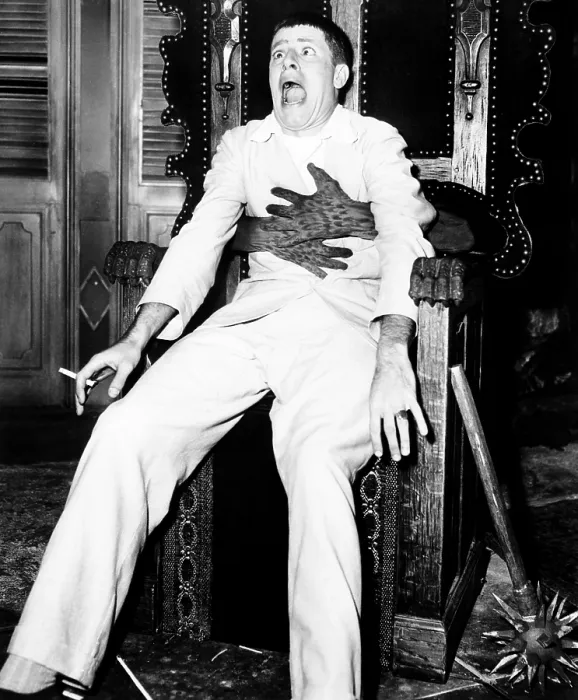 Framed Print : SCARED STIFF, Jerry Lewis, 1953 Framed Print : SCARED STIFF, Jerry Lewis, 1953