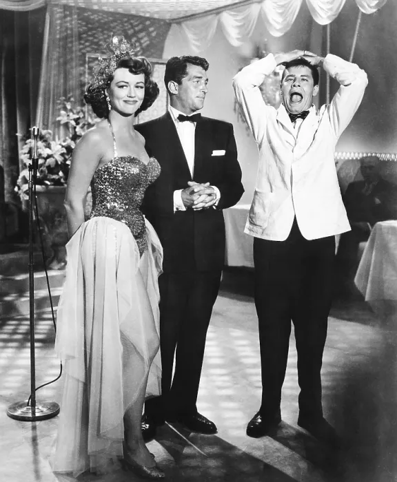 Framed Print : SCARED STIFF, from left: Dorothy Malone, Dean Martin, Jerry Lewis, 1953 Framed Print : SCARED STIFF, from left: Dorothy Malone, Dean Martin, Jerry Lewis, 1953