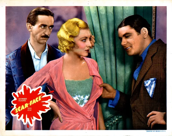 Framed Print : SCARFACE, from left, Osgood Perkins, Karen Morley, Paul Muni, 1932