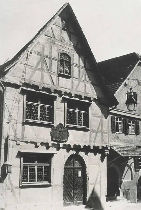 Framed Print : Schiller, Friedrich von (1759-1805). Friedrich Schiller's birth house in Marbach. GERMANY. BADEN-WRTTEMBERG. Marbach am Neckar. AISA / Everett Collection**US SALES ONLY**